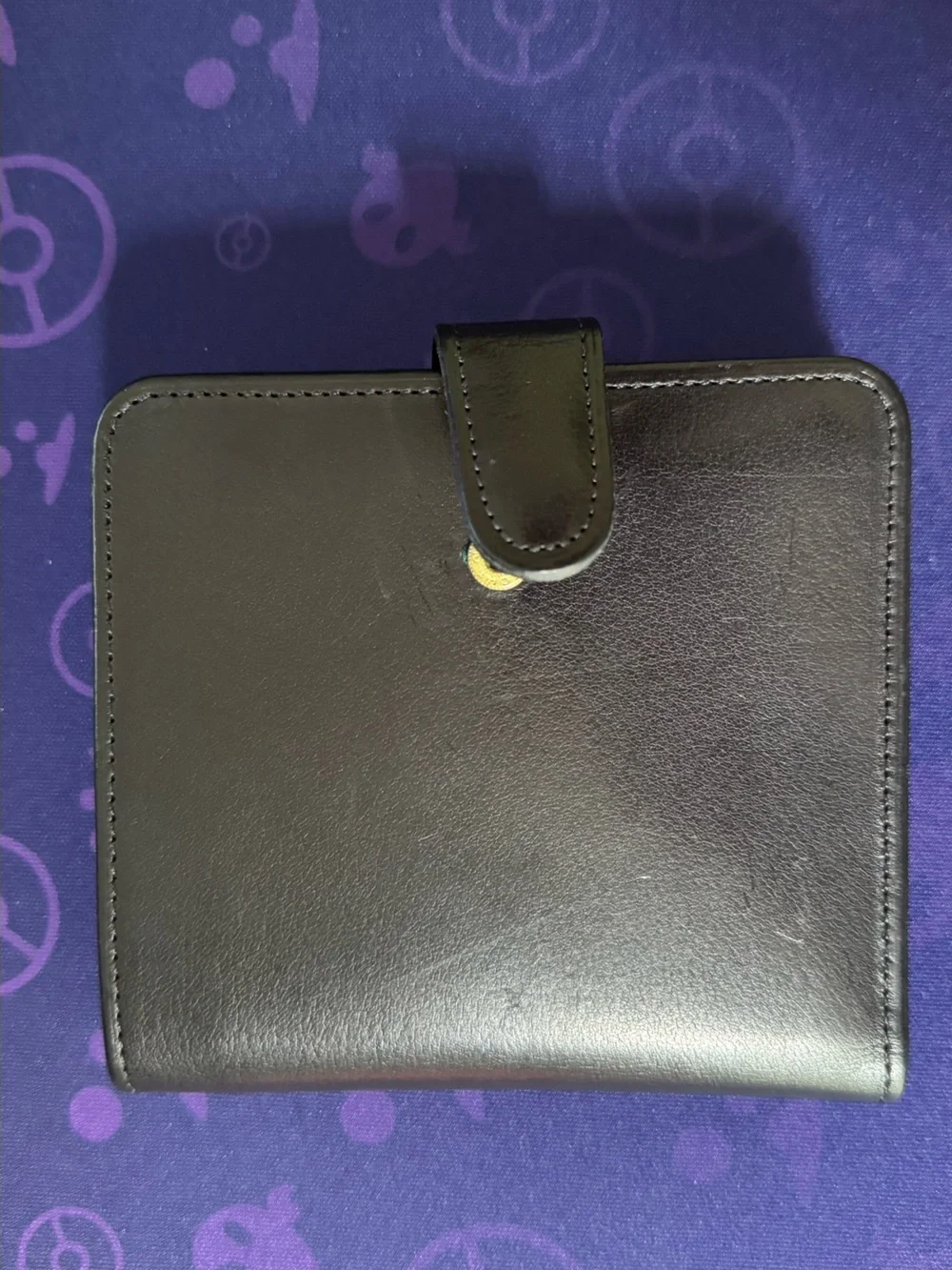 Coach Black Leather Bifold Wallet
